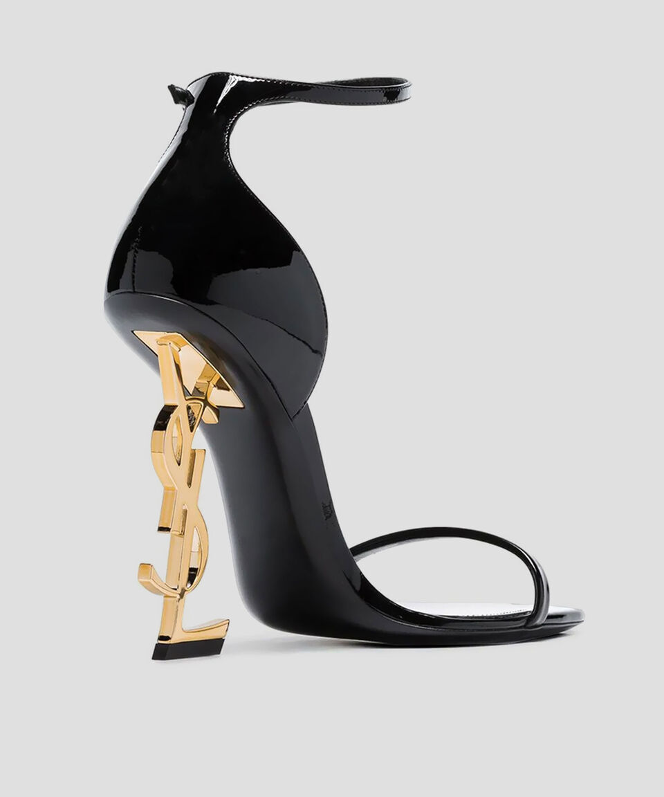 Saint Laurent Paris Sandalias Con Tacón Alto De Aguja Mujer