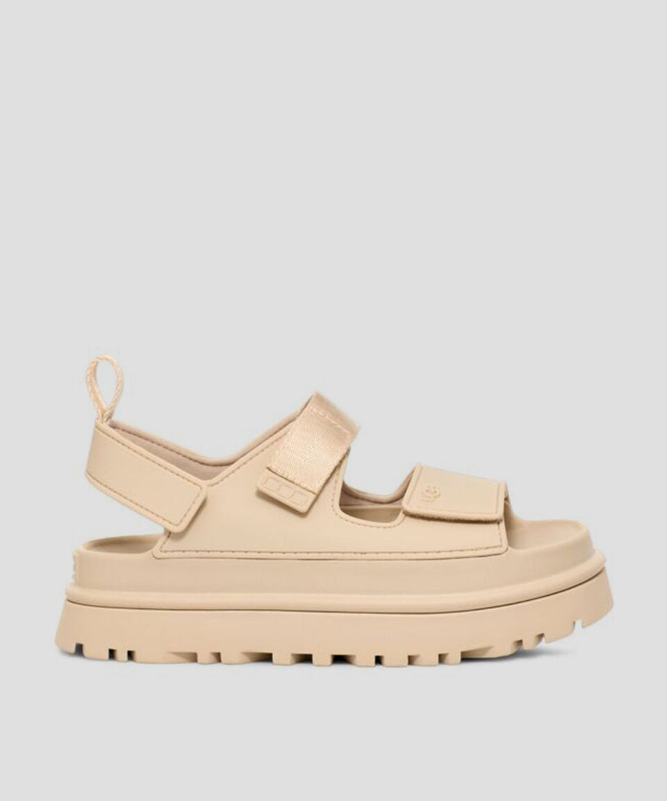 Ugg Sandalias con tacón bajo de plataforma Goldengl Mujer