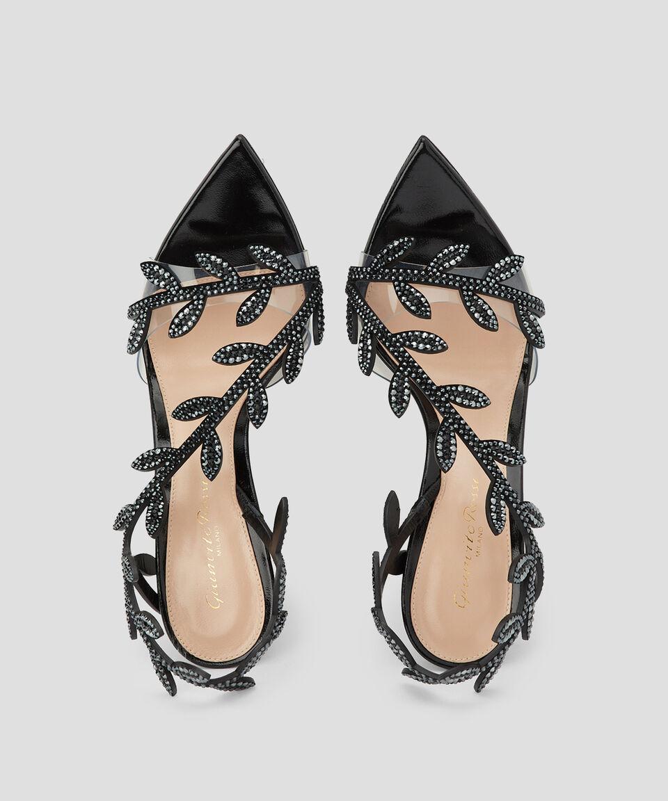 Gianvito Rossi Sandalias Crystal Flavia Con Tacón Alto De Aguja En Piel Mujer