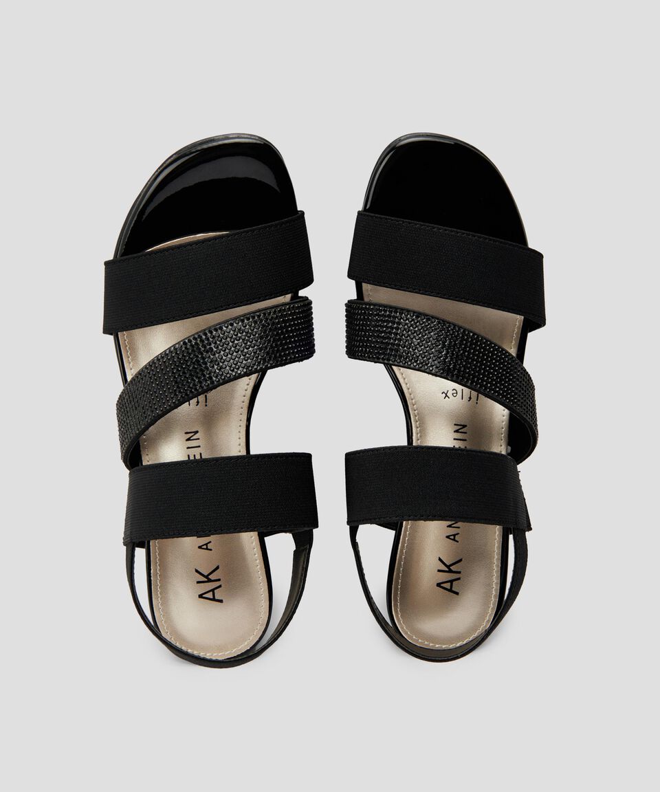 Ak Anne Klein Sandalias Slingback Con Tacón Bajo De Cuña Mujer