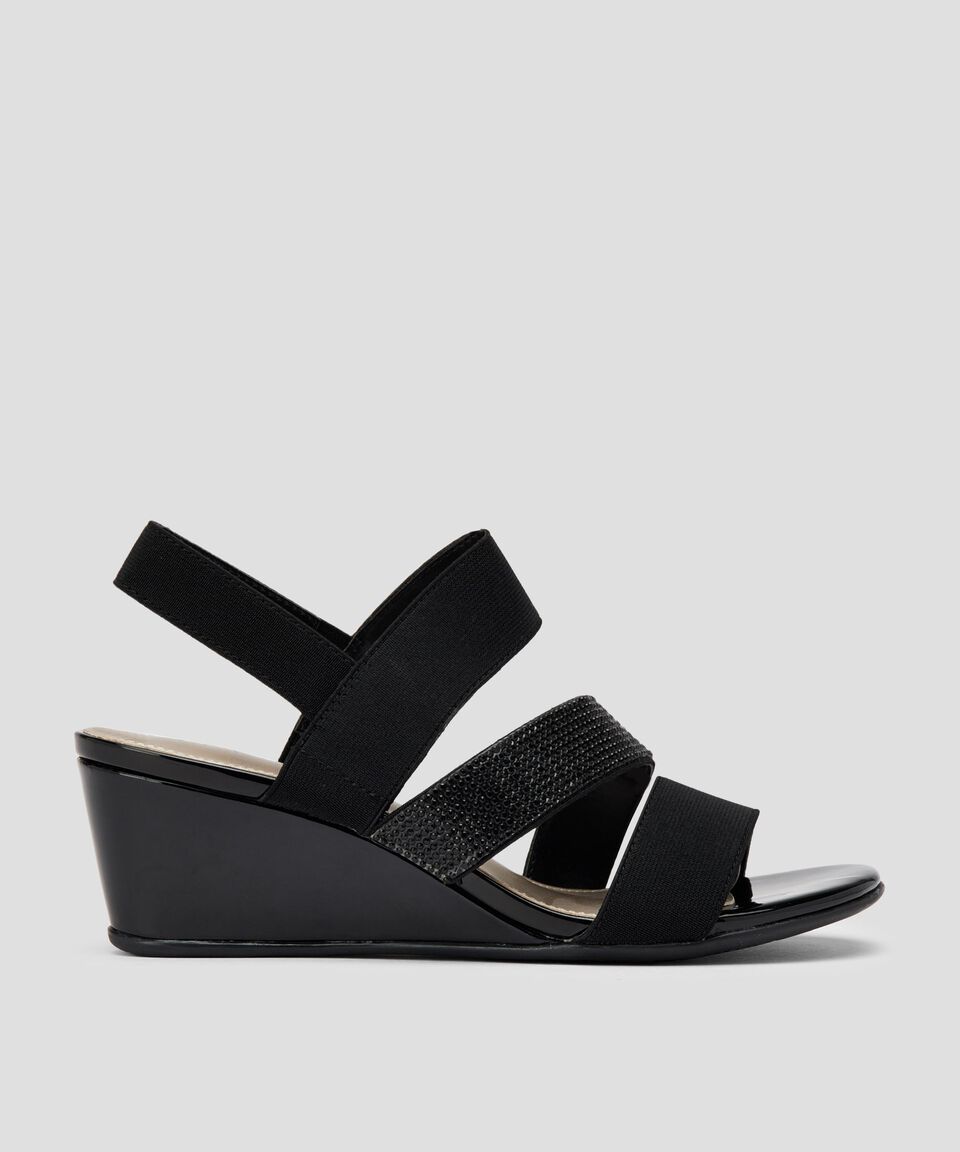 Ak Anne Klein Sandalias Slingback con tacón bajo de cuña Mujer