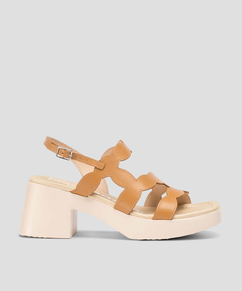 Wonders Sandalias Slingback con tacón medio y ancho Iseo Mujer
