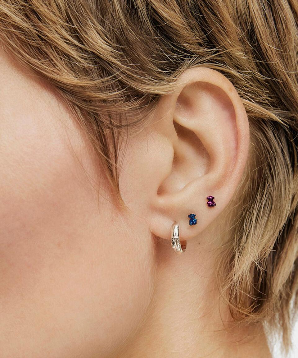 Tous Set 2 Piercing Para Oreja Con Forma De Oso Mujer