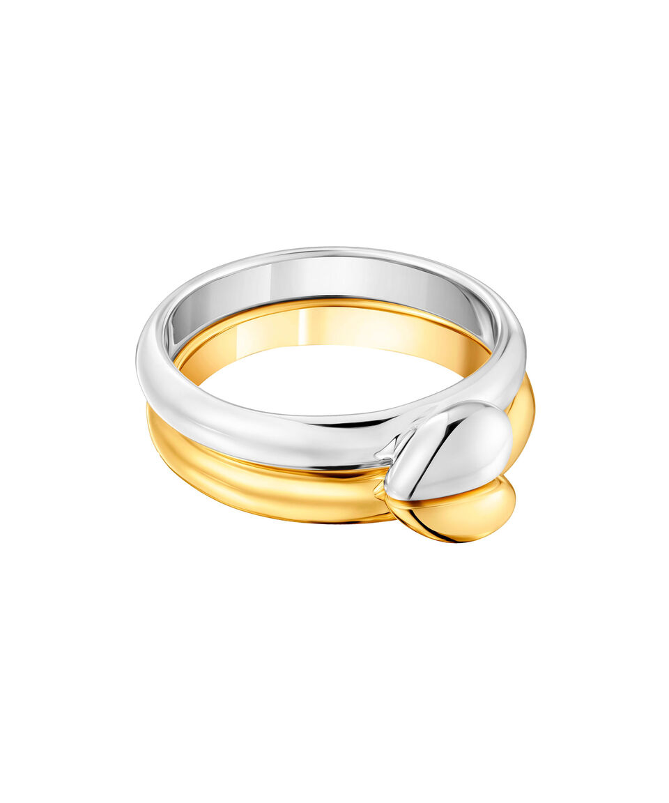 Tous Set de 2 Anillos en Plata .925 My Other Half Corazón Mujer