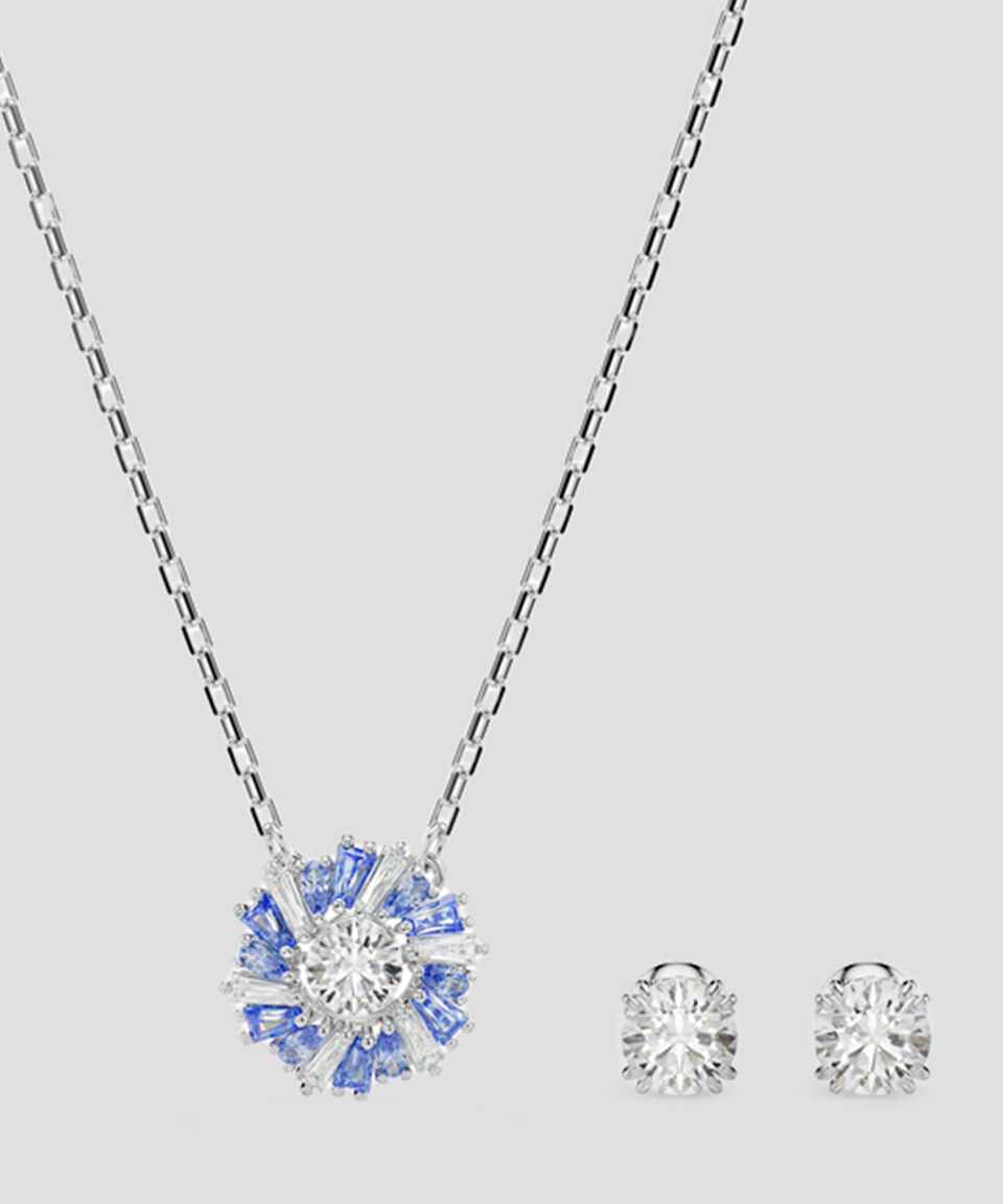 Swarovski Set de Collar y Pendientes Idyllia con Cristales Unisex