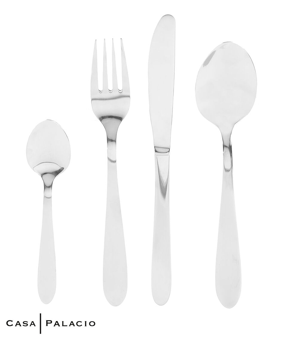 Jay Set de Cubiertos 24 Piezas Oval en acero inoxidable