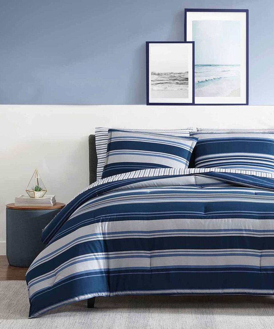 Nautica Set de Edredón King Size en algodón Lake View Azul