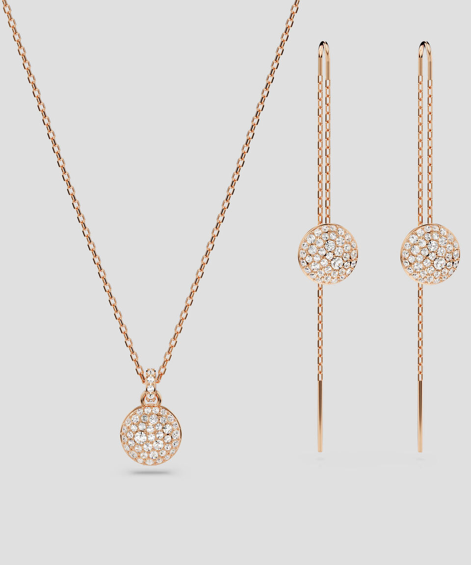 Swarovski Set Dije Collar Y Pendientes Meteora Mujer