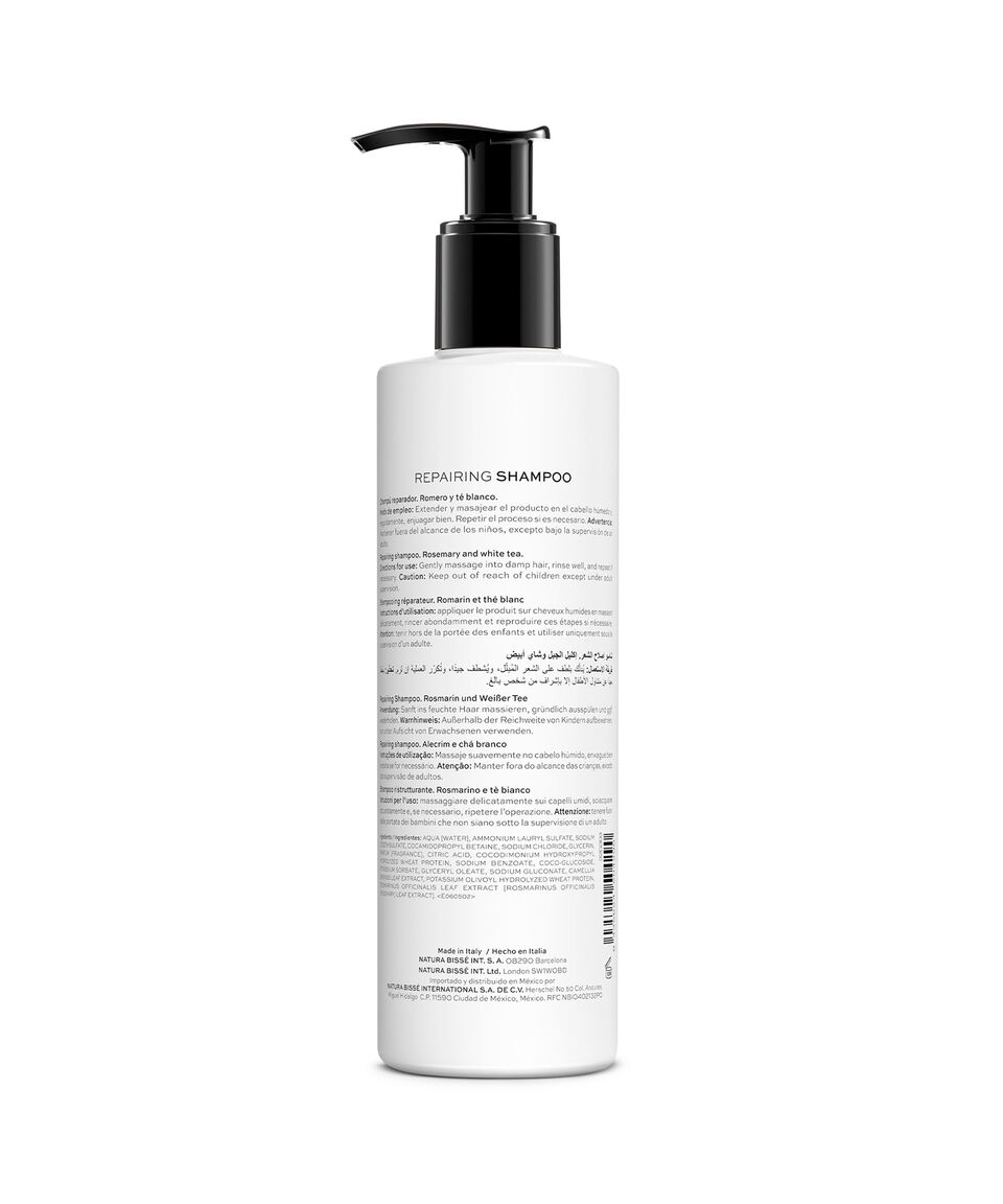 Natura Bissé Shampoo Reparador Romero Y Té Blanco 300 Ml