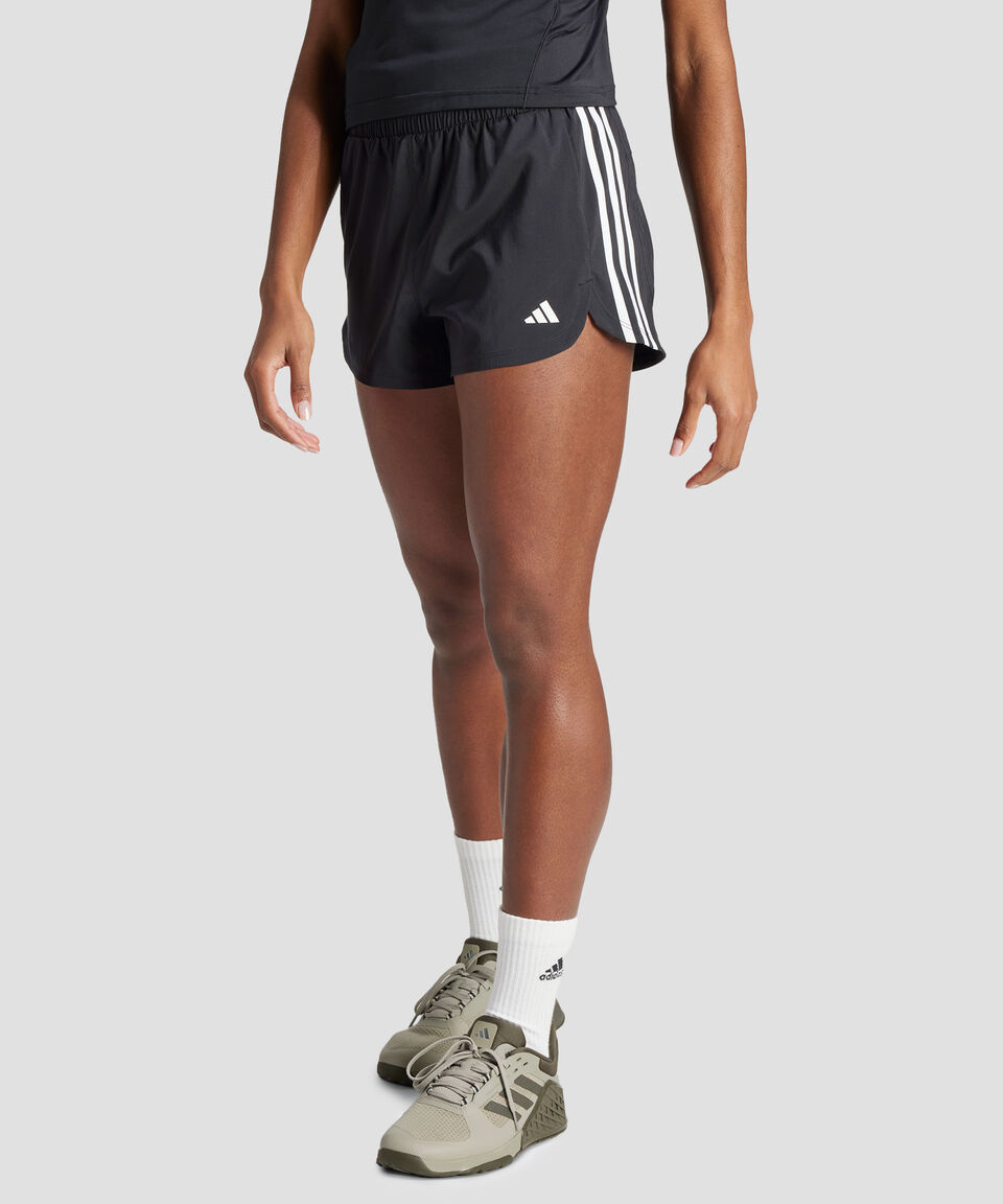 Adidas Short para entrenamiento Pacer Training 3 Stripes Mujer