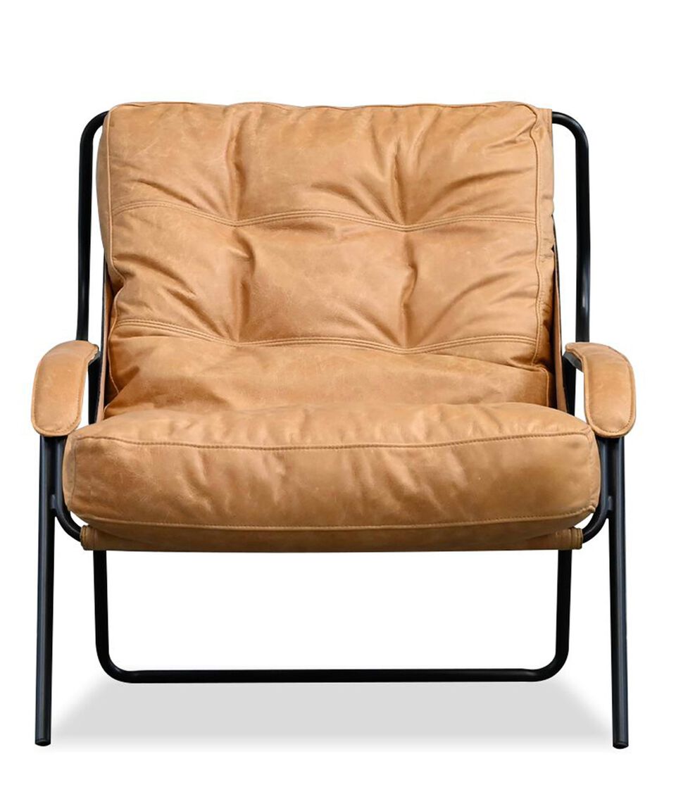 Mobital Sillón Lounge Breuer Antique Rum - Cuero Camel
