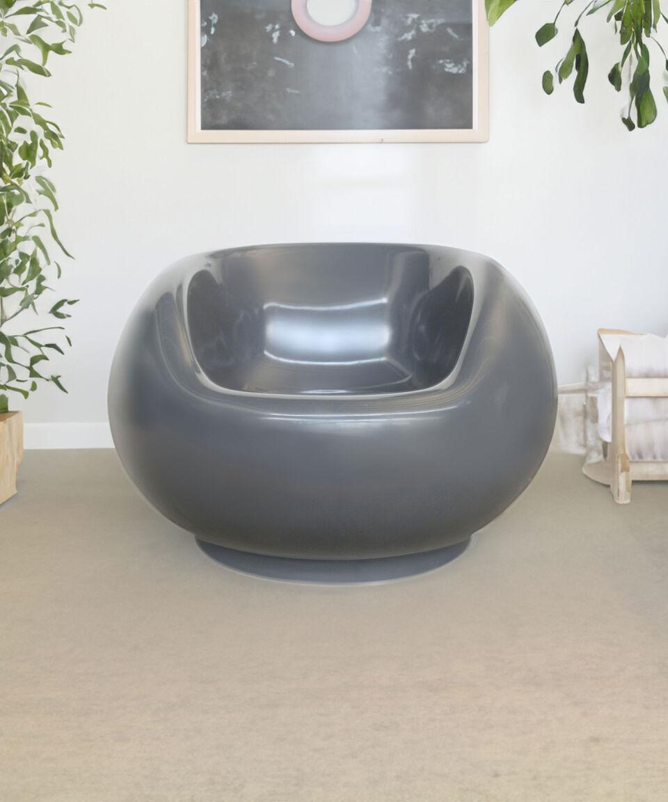 Jaresa Sillón Para Exterior En Fibra De Vidrio Gris