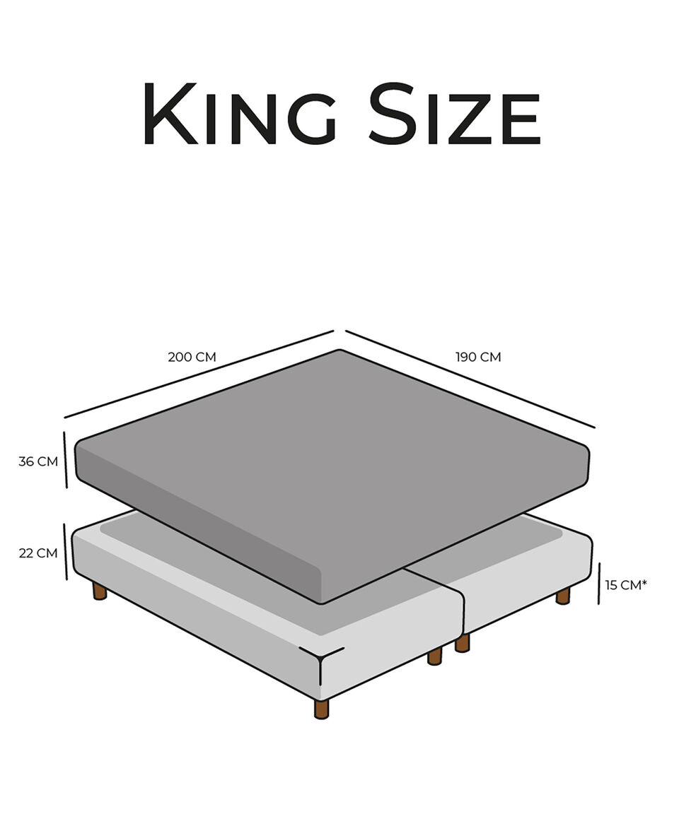 Spring Air Set De Colchón Y Box Oasis King Size