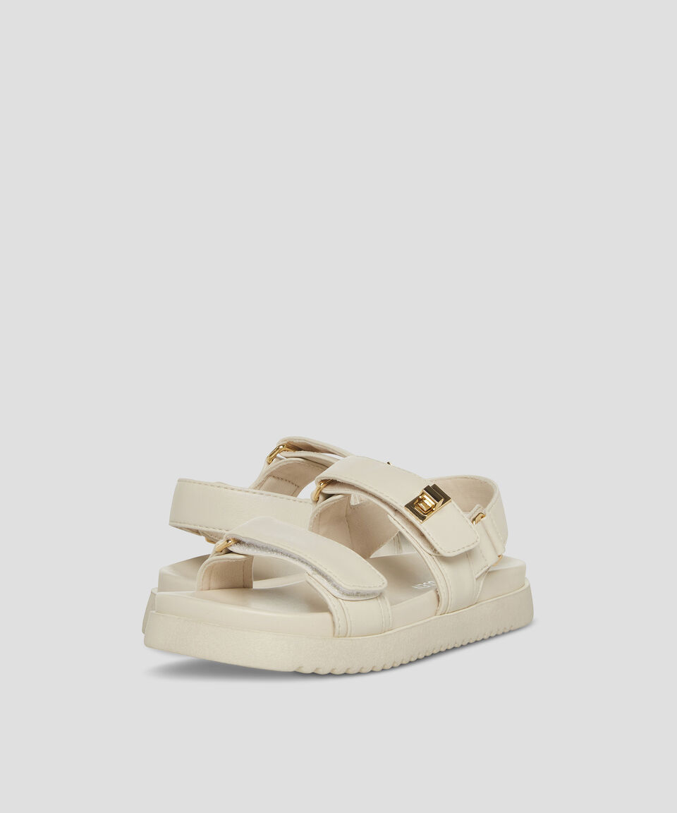 Steve Madden Sandalias Planas Con Logotipo Niña