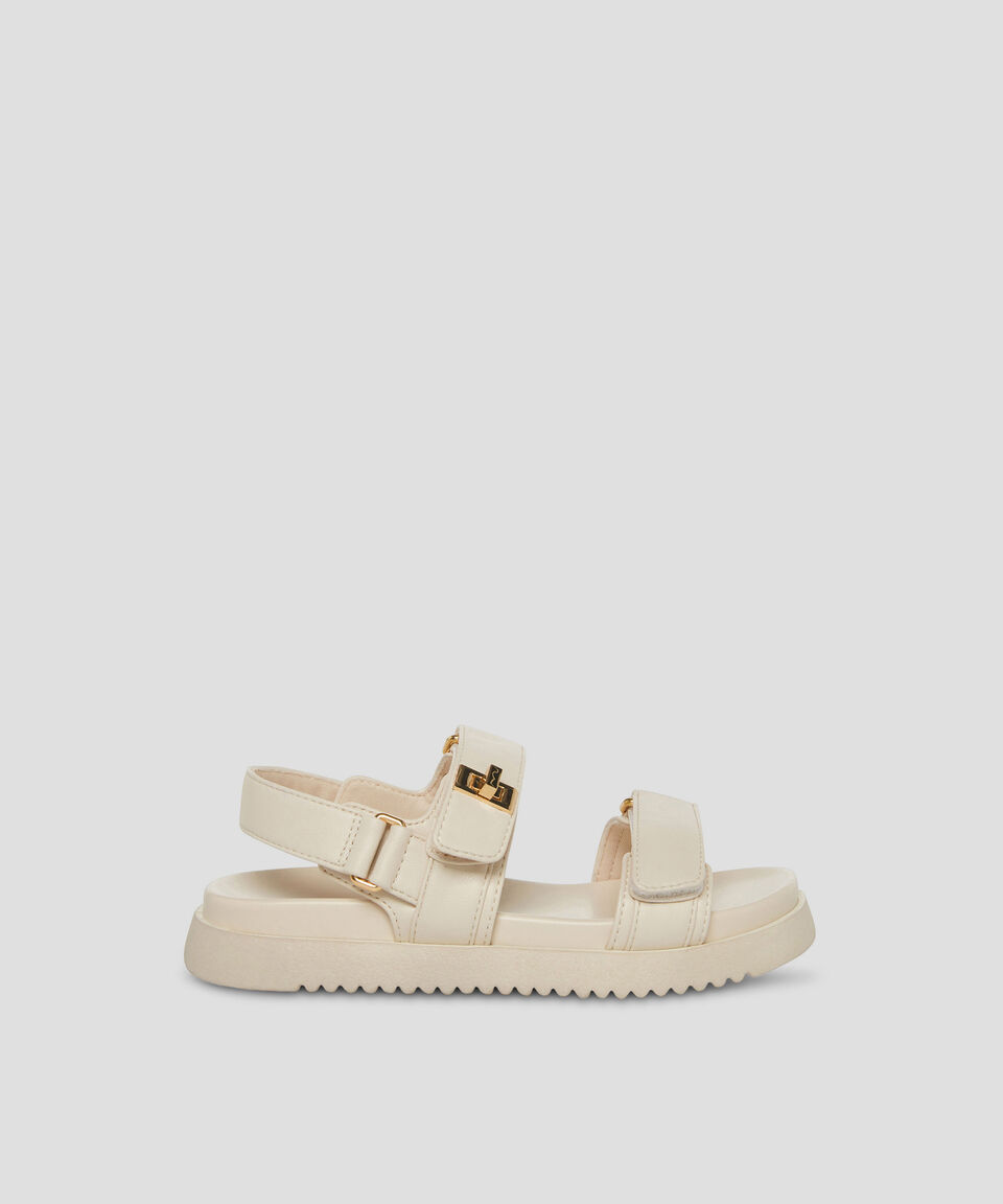 Steve Madden Sandalias Planas con Logotipo Niña