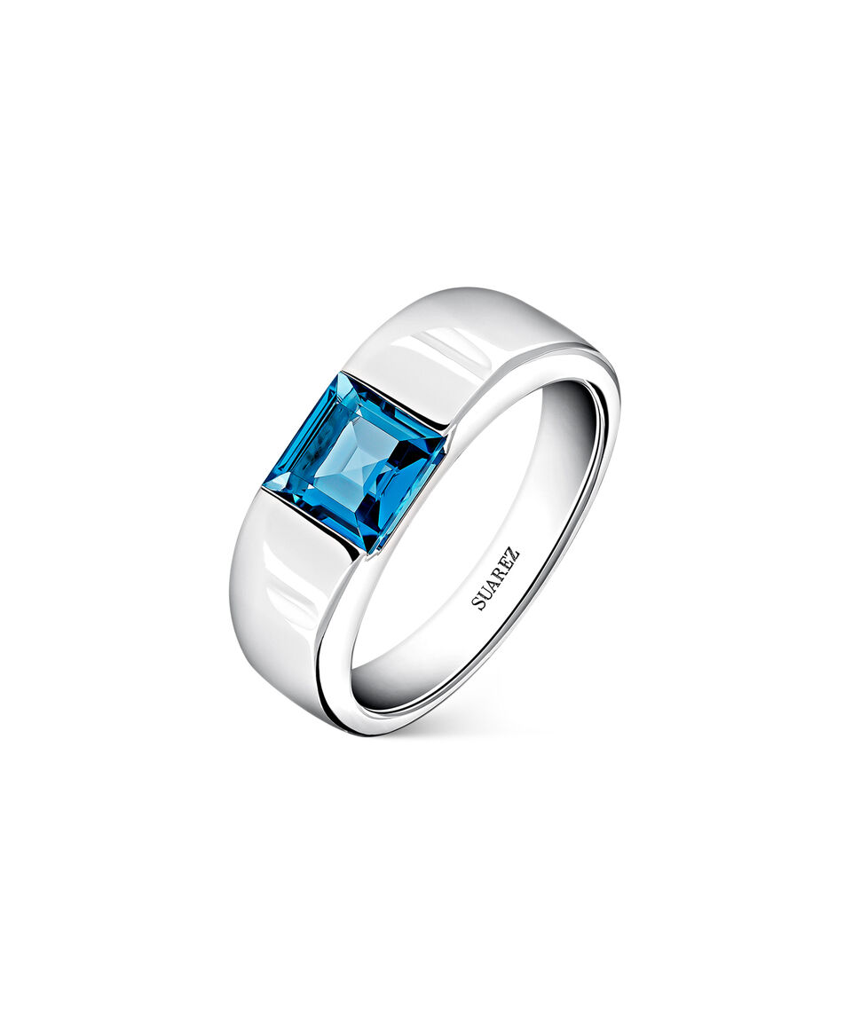 Suarez Anillo En Plata Mujer