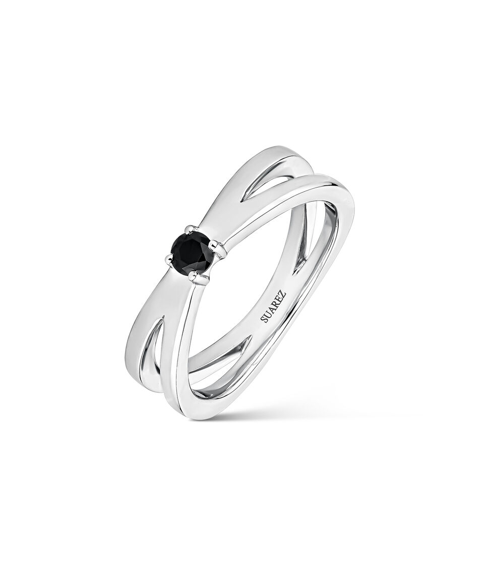 Suarez Anillo En Plata Mujer