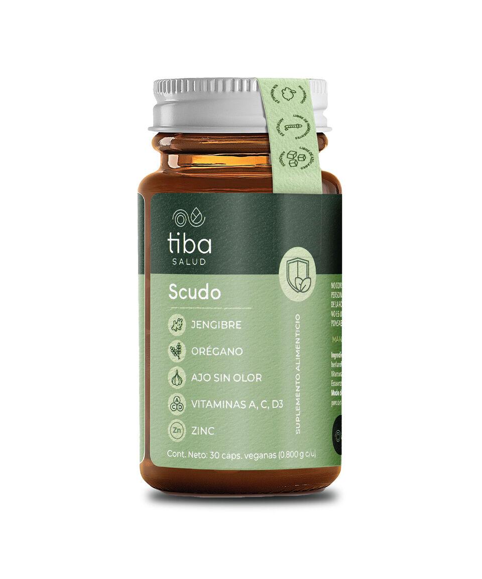Tiba Salud Suplemento Alimenticio Scudo 30 Cápsulas Veganas