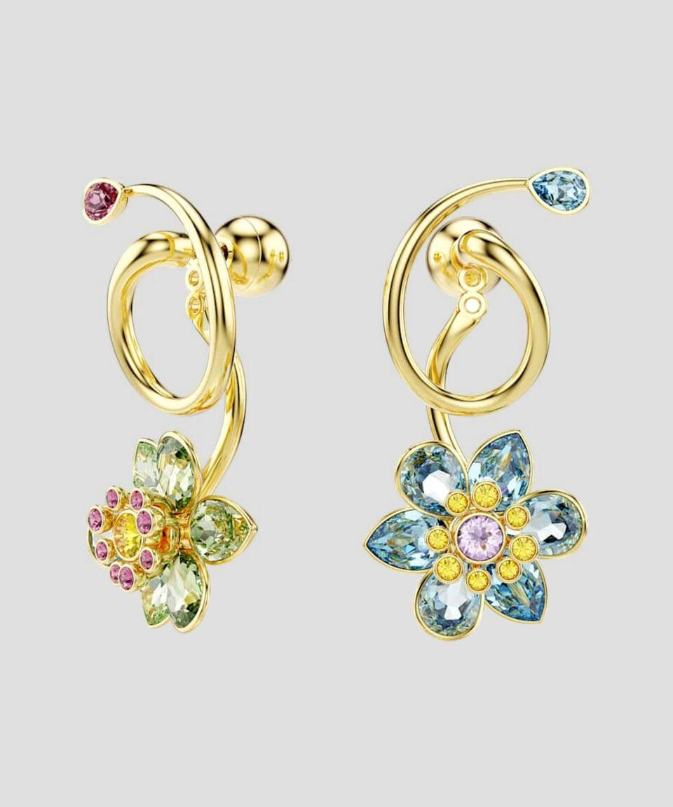 Swarovski Aretes Idyllia Flor Mujer