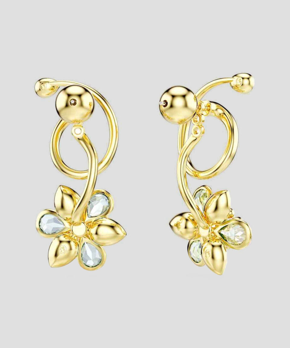 Swarovski Aretes Idyllia Flor Mujer