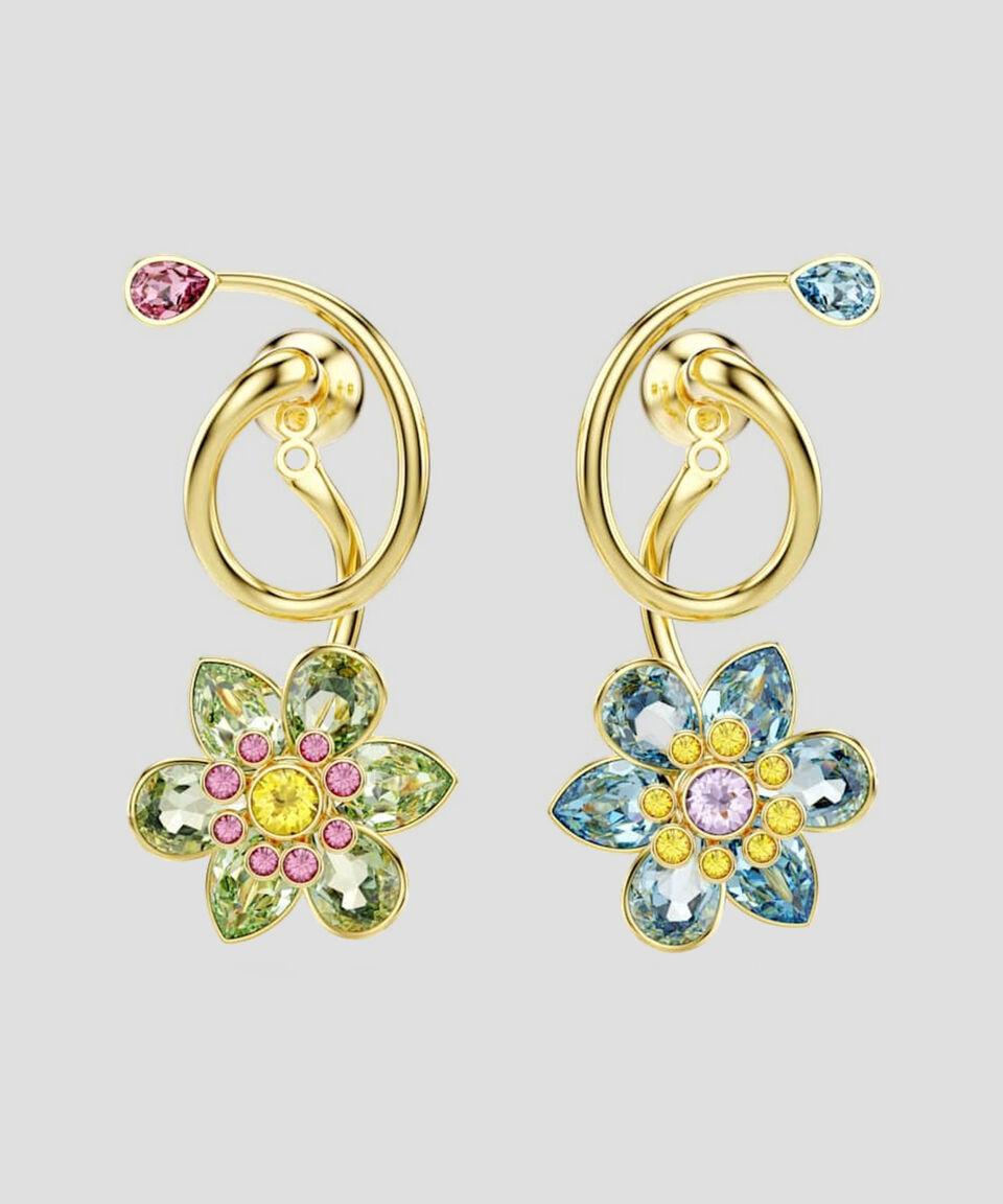 Swarovski Aretes Idyllia Flor Mujer