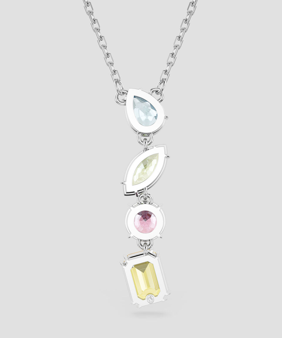 Swarovski Collar Con 4 Dijes Mujer