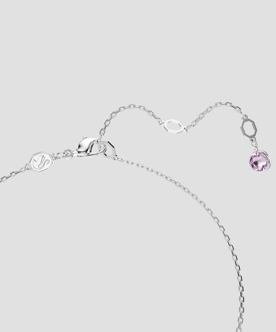 Swarovski Collar Con 4 Dijes Mujer