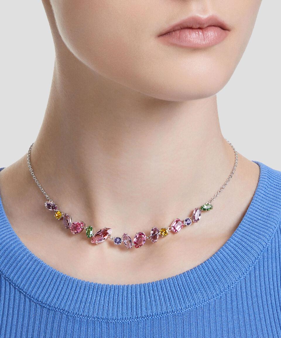 Swarovski Collar Gema Con Cristales Mujer