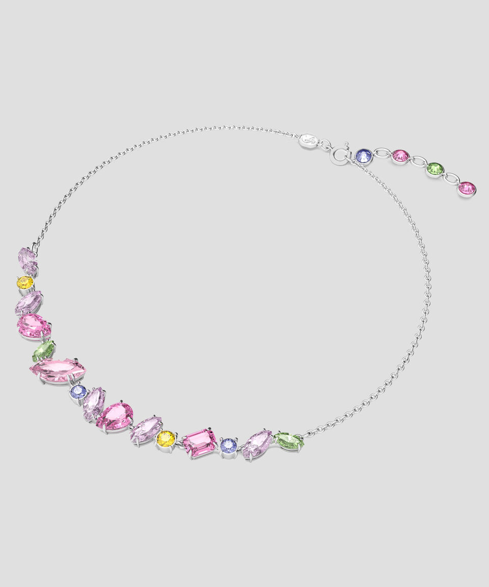 Swarovski Collar Gema Con Cristales Mujer