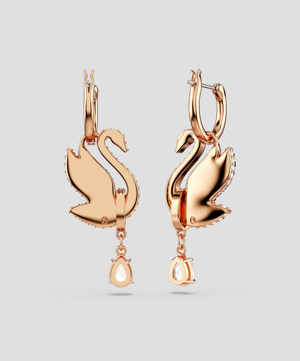 Swarovski Pendientes Logo Con Circonitas Mujer