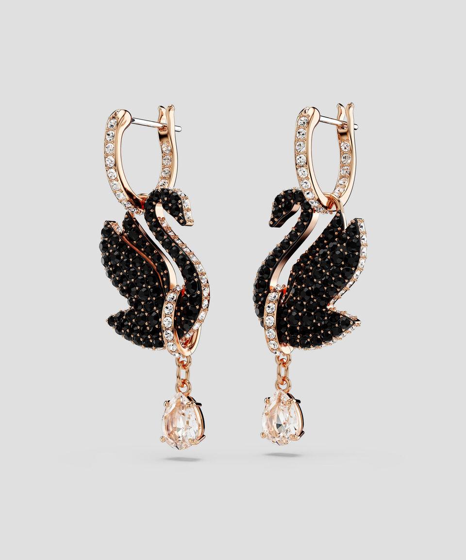 Swarovski Pendientes Logo Con Circonitas Mujer