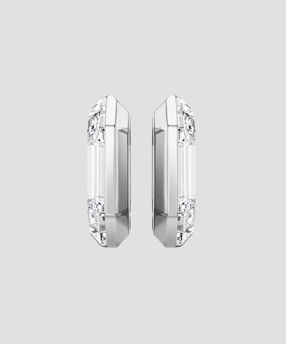 Swarovski Pendientes Lucent Con Cristales Unisex