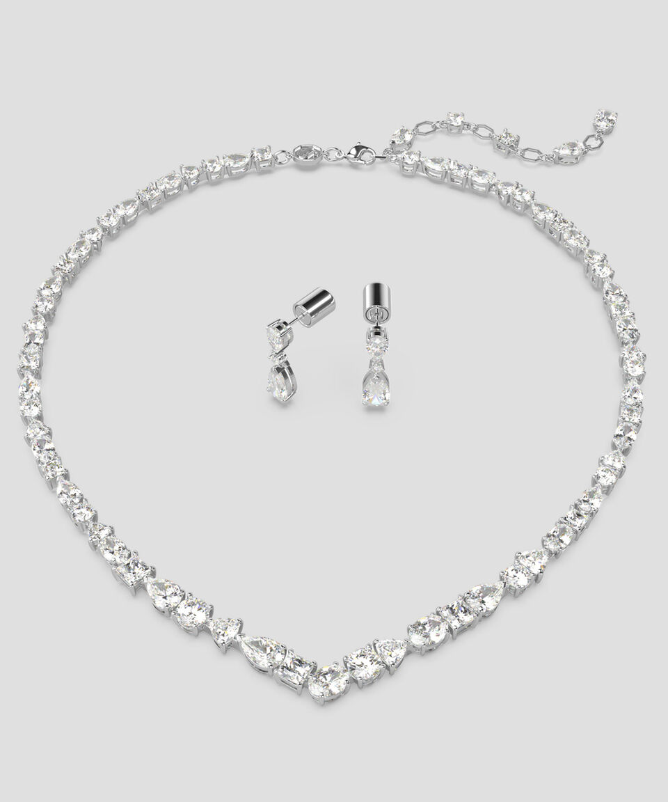 Swarovski Set De Collar Y Aretes Mujer