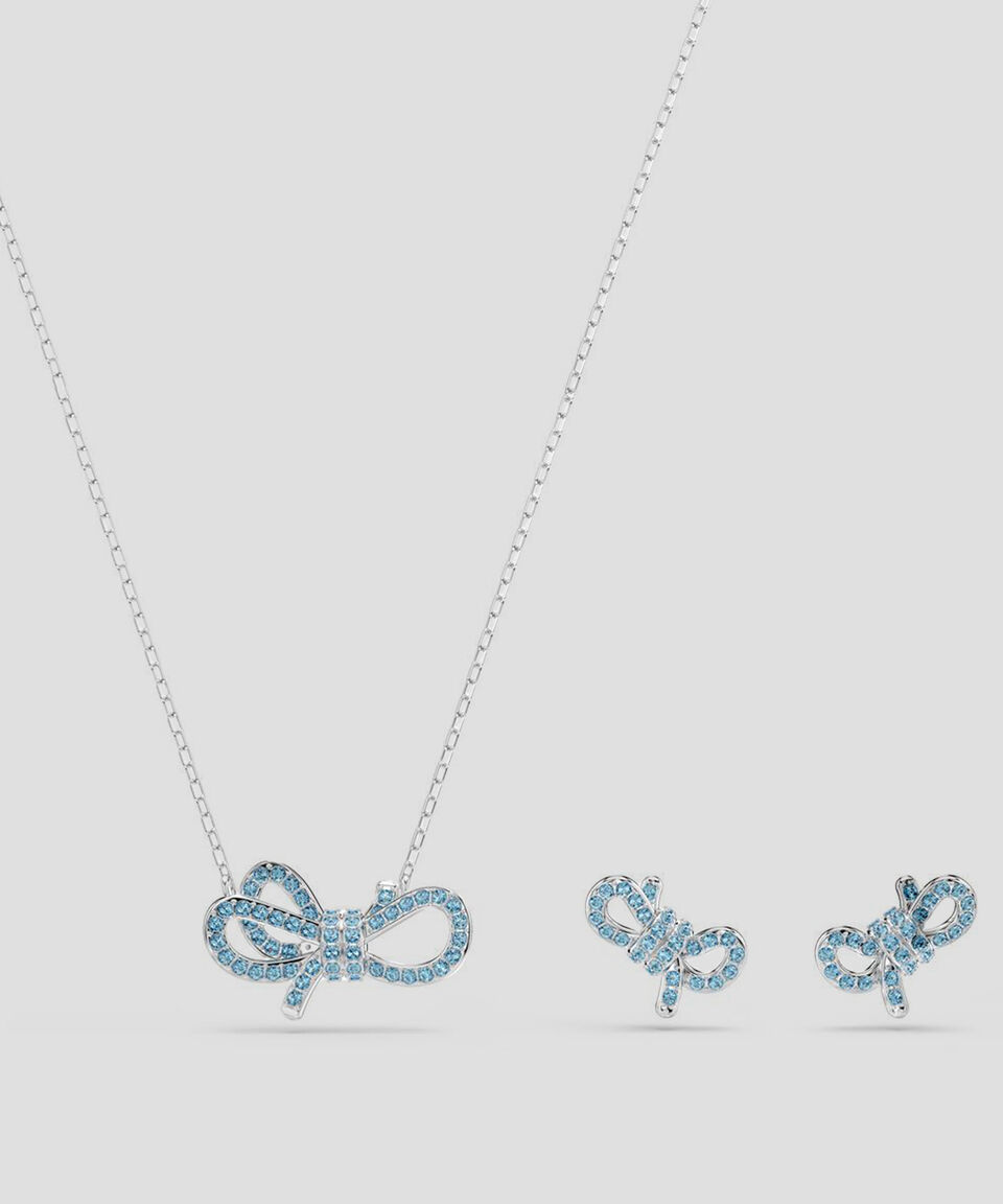 Swarovski Set Lifelong Bow Mujer
