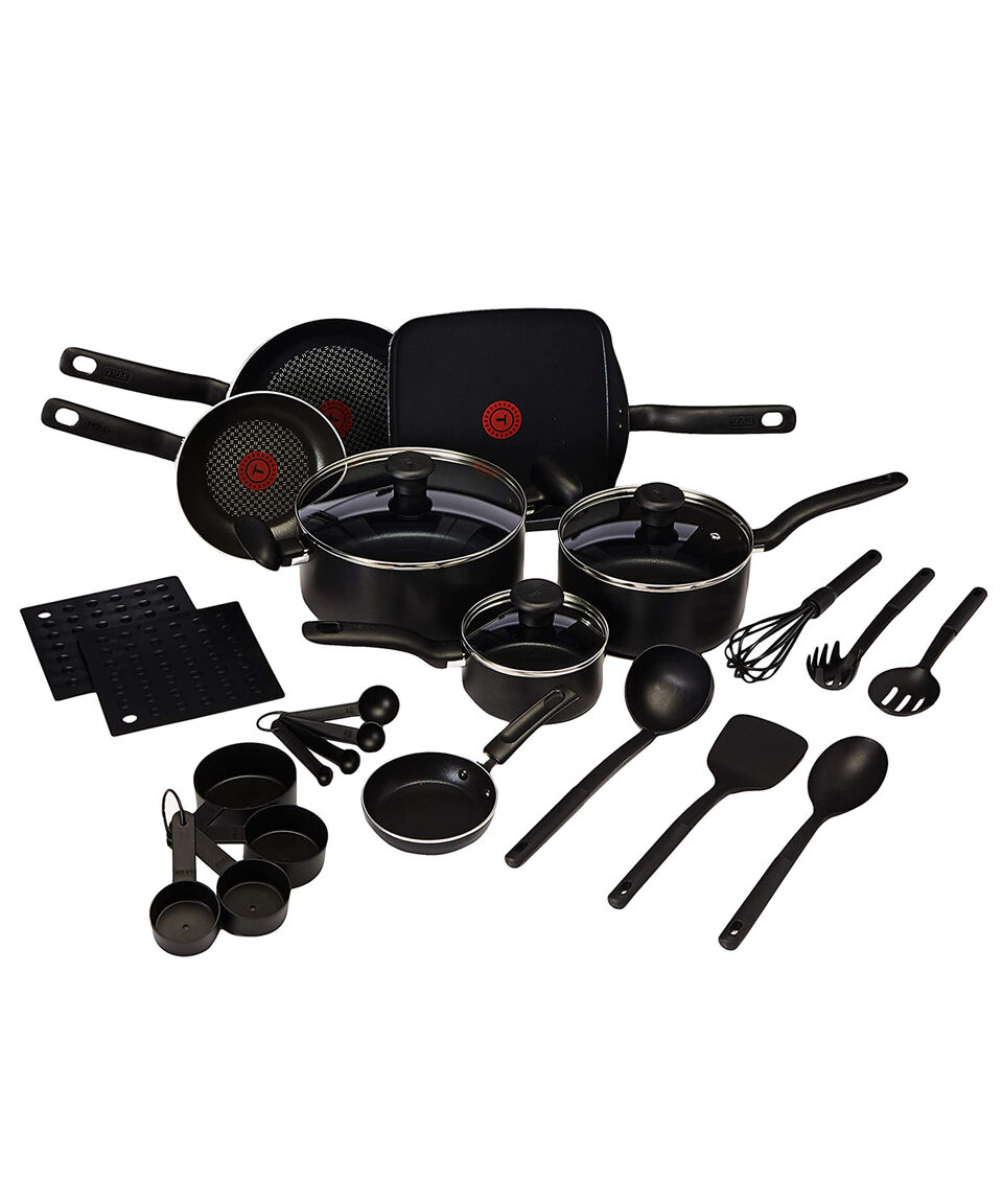 T-fal Batería de cocina 20 Piezas en aluminio