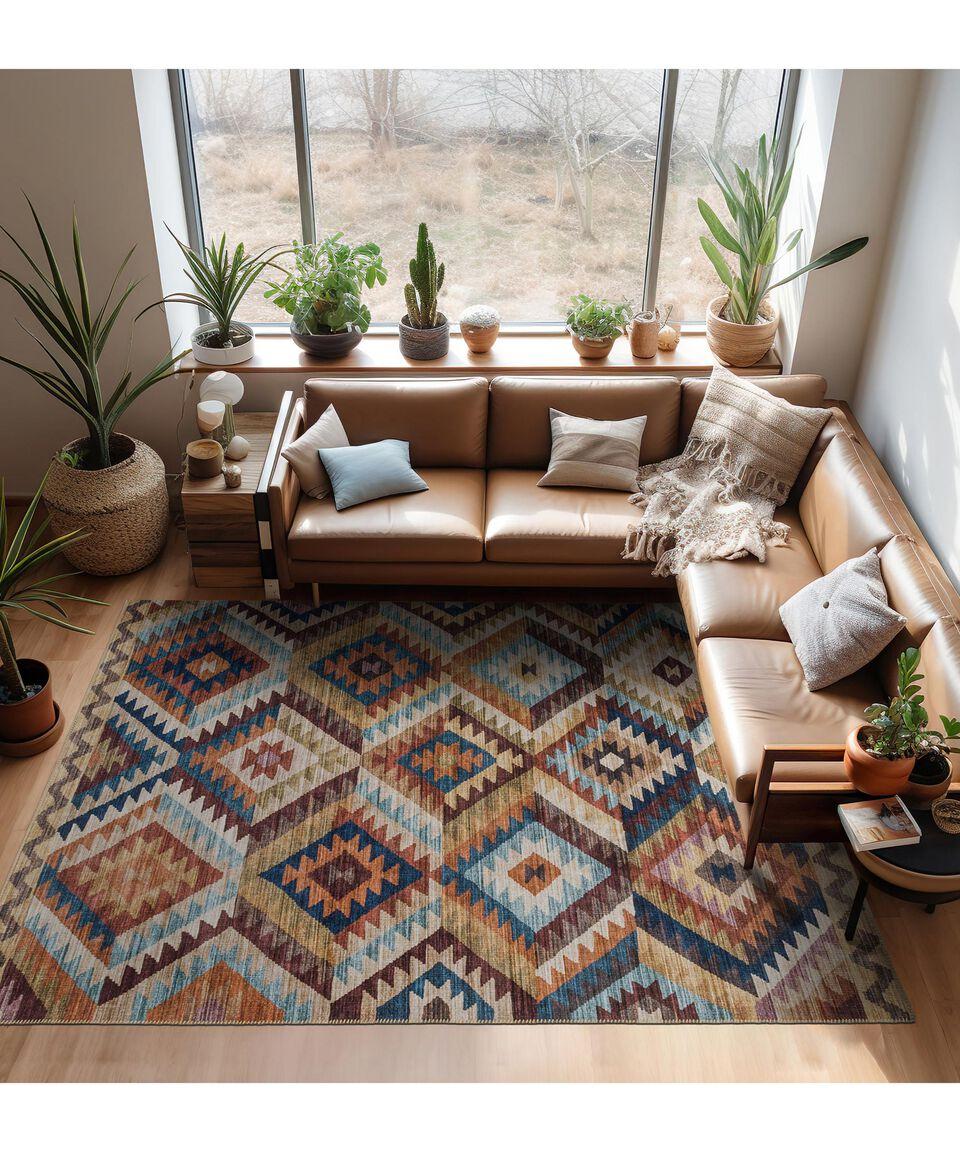 Tufan Tapete Decorativo Kilim Matrix En Material Textil 290X200cm