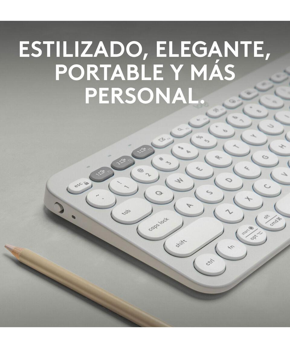 Logitech Teclado Inalámbrico Pebble Keys 2 K380s Blanco