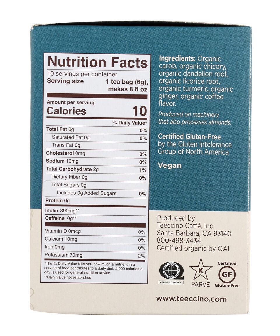 Teeccino Té De Hierbas Tostadas Cúrcuma 60 G