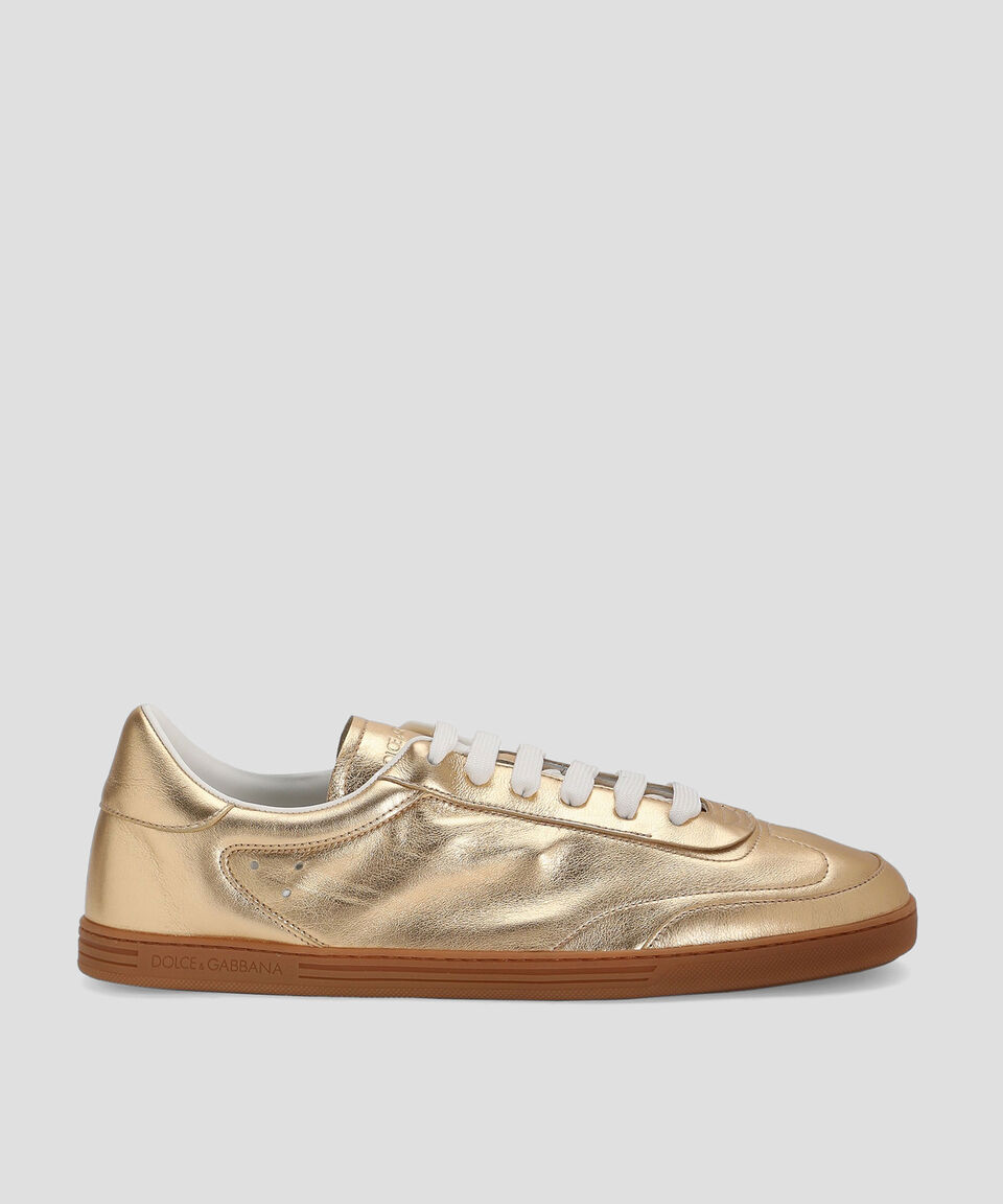 DOLCE & GABBANA Tenis Casual en Piel brillante Hombre