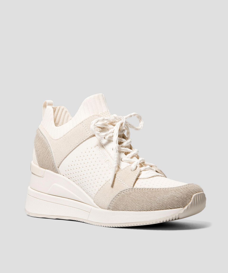 Michael Kors Tenis Casuales Con Plataforma Georgie Knit Mujer