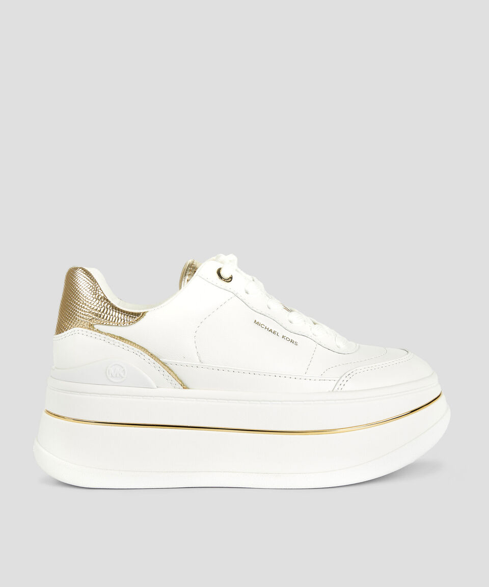 Michael Kors Tenis casuales con plataforma Hayes Lace up en piel Mujer