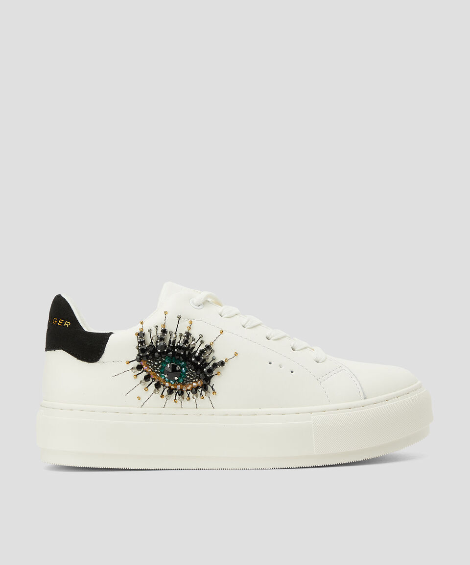Kurt Geiger Tenis casuales con plataforma Laney Eye blanco Mujer