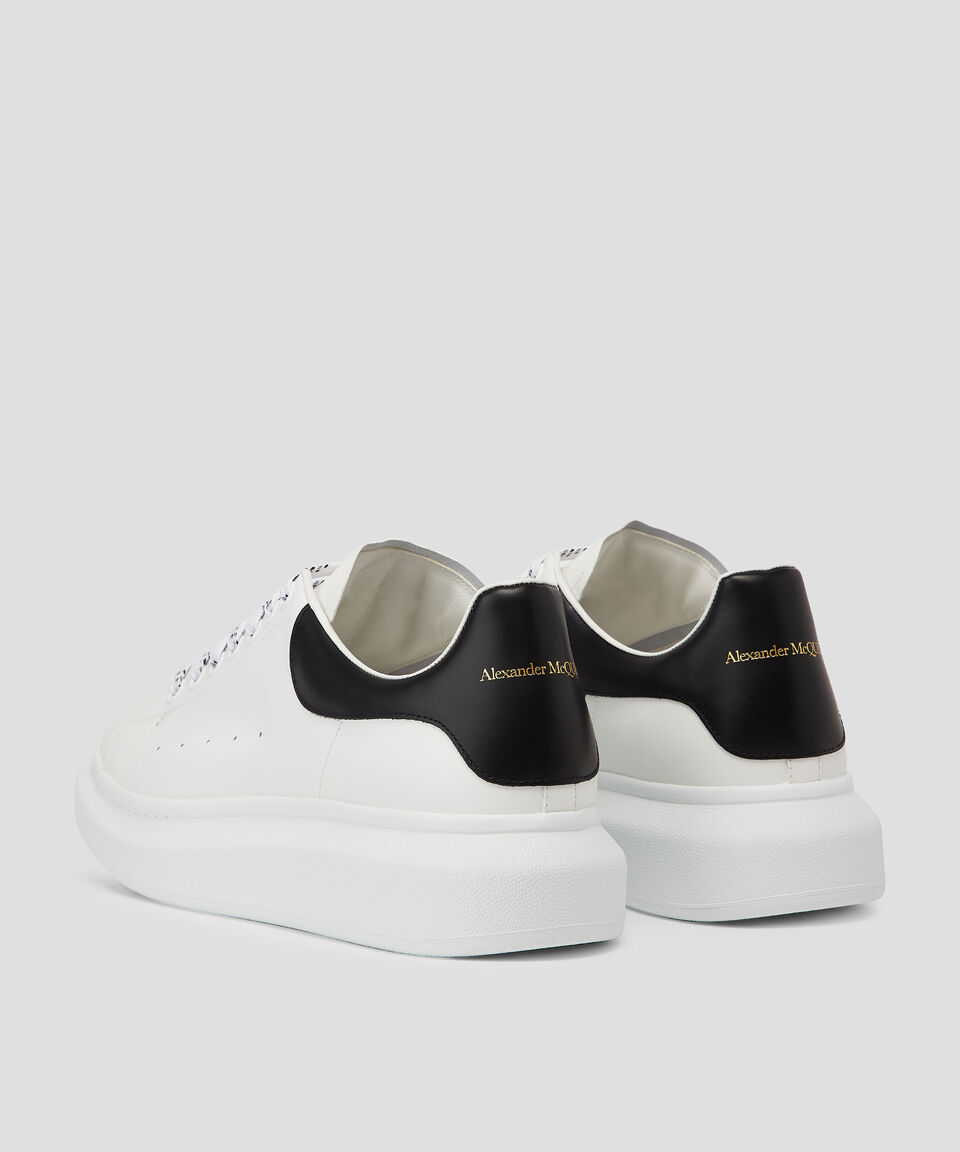 McQueen Tenis Casuales Con Plataforma Larry En Piel Blancos Hombre