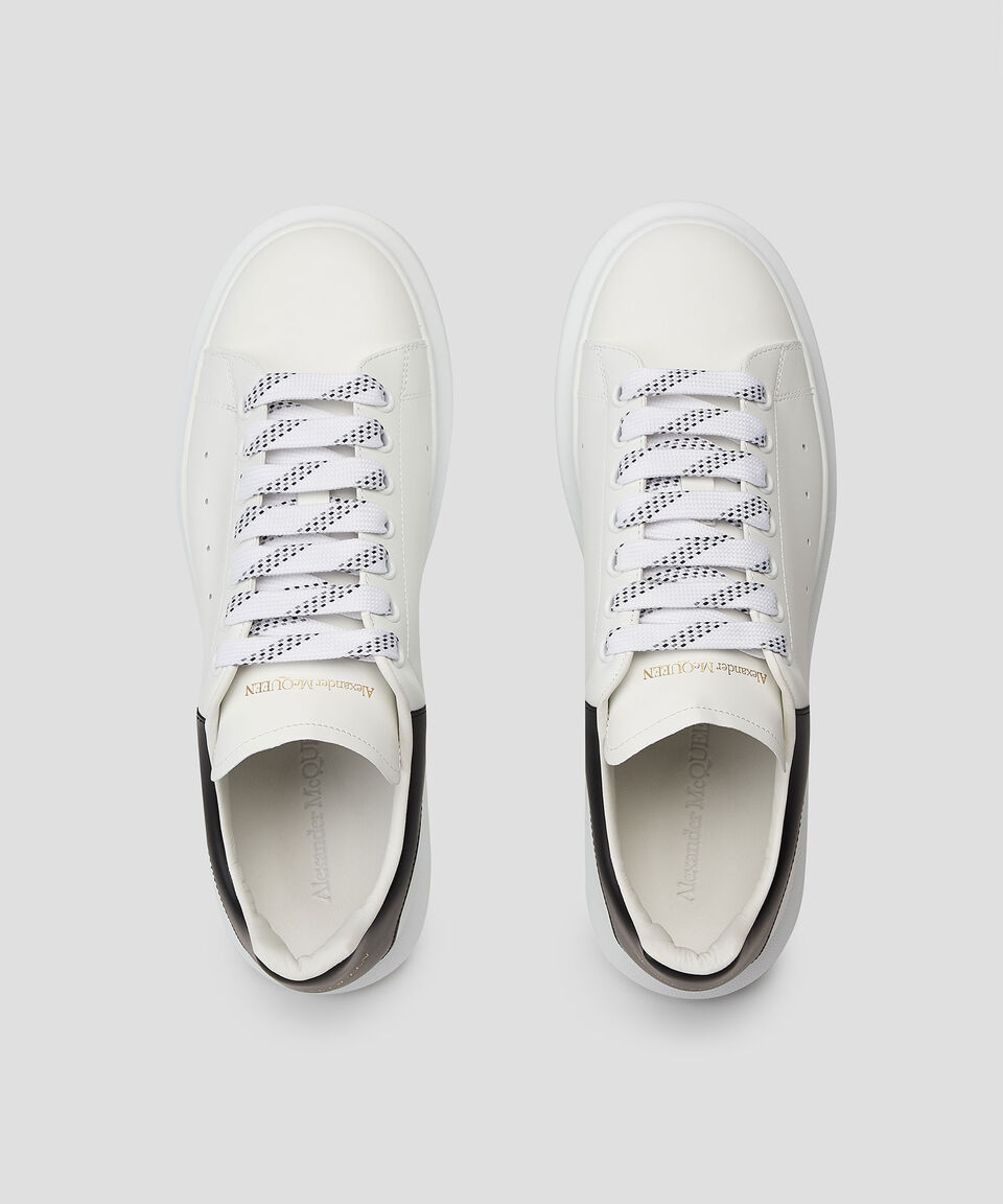 McQueen Tenis Casuales Con Plataforma Larry En Piel Blancos Hombre
