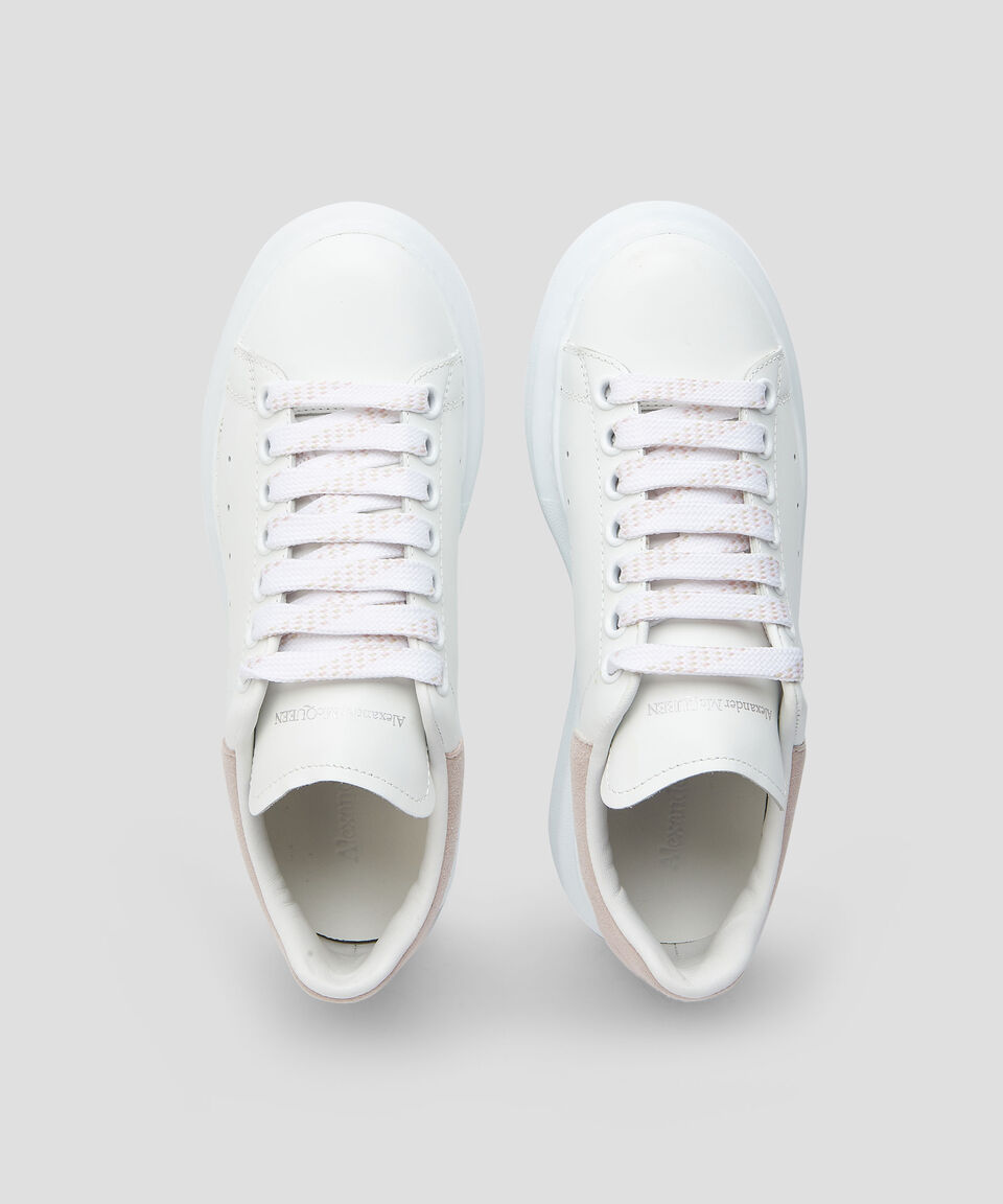 McQueen Tenis Casuales Con Plataforma Larry En Piel Blancos Mujer