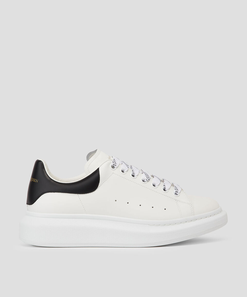 McQueen Tenis casuales con plataforma Larry en piel blancos Hombre