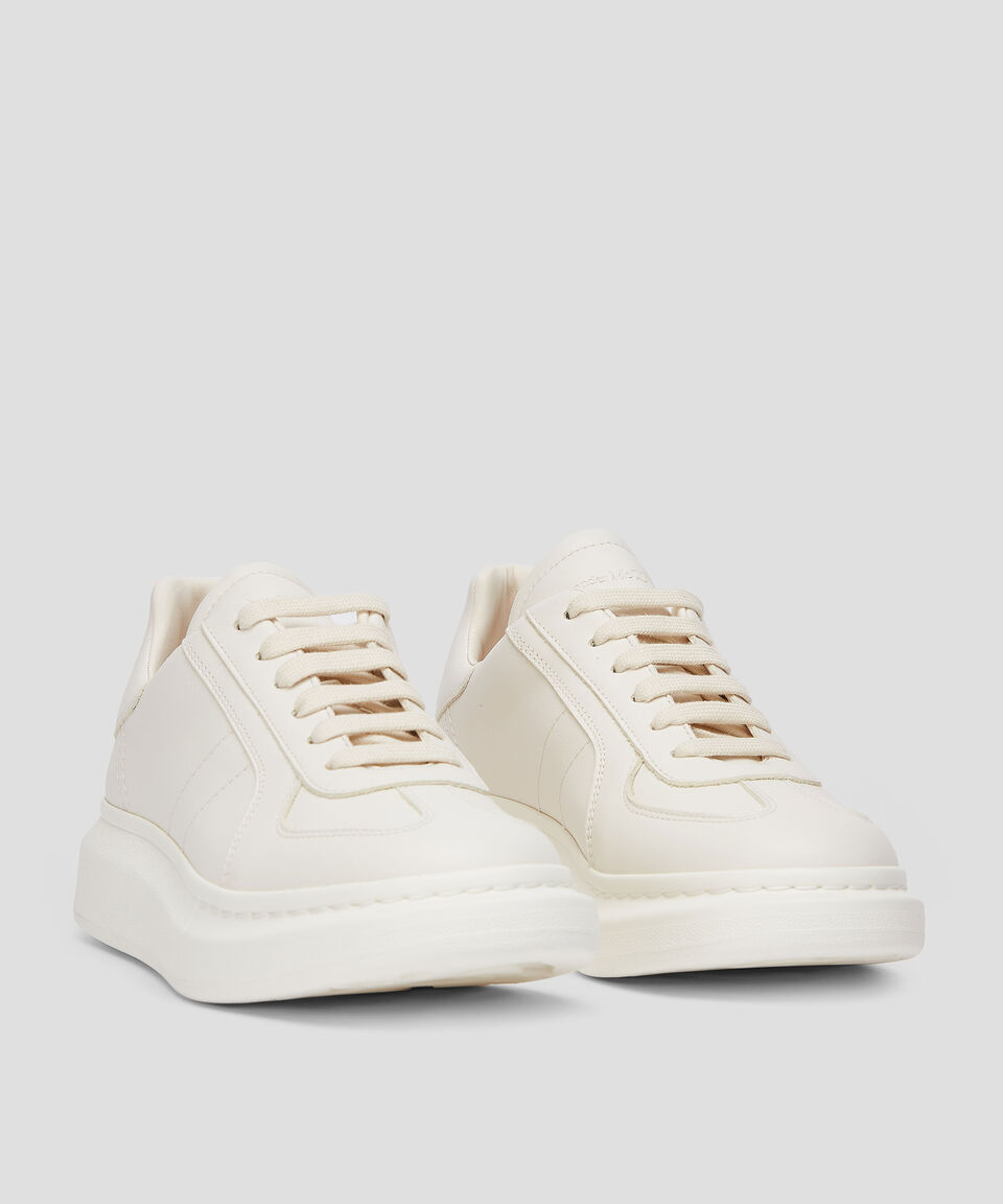 McQueen Tenis Casuales Con Plataforma Retro Trainer En Piel Vacuna Hombre