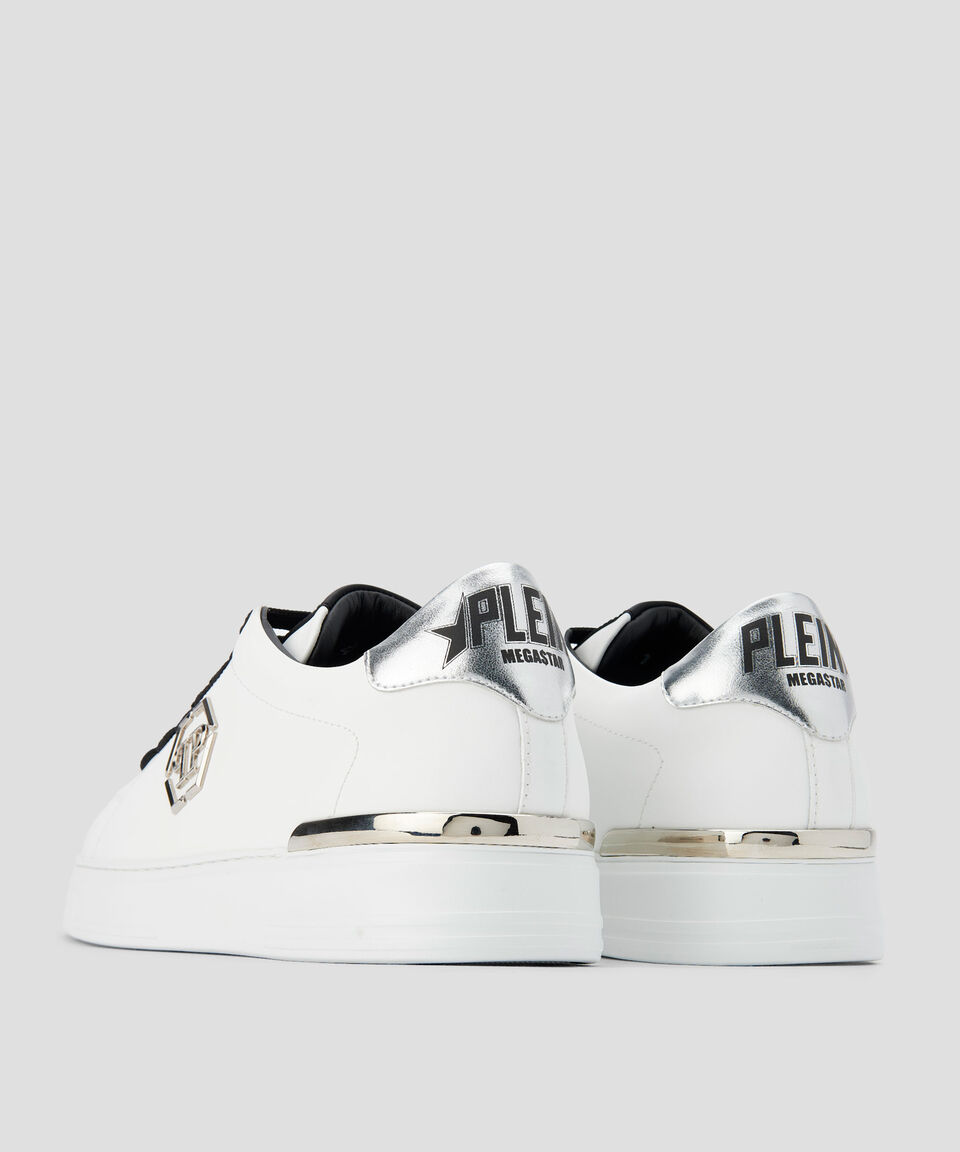 Philipp Plein Tenis Casuales En Piel Lo-Top Hexagon Hombre