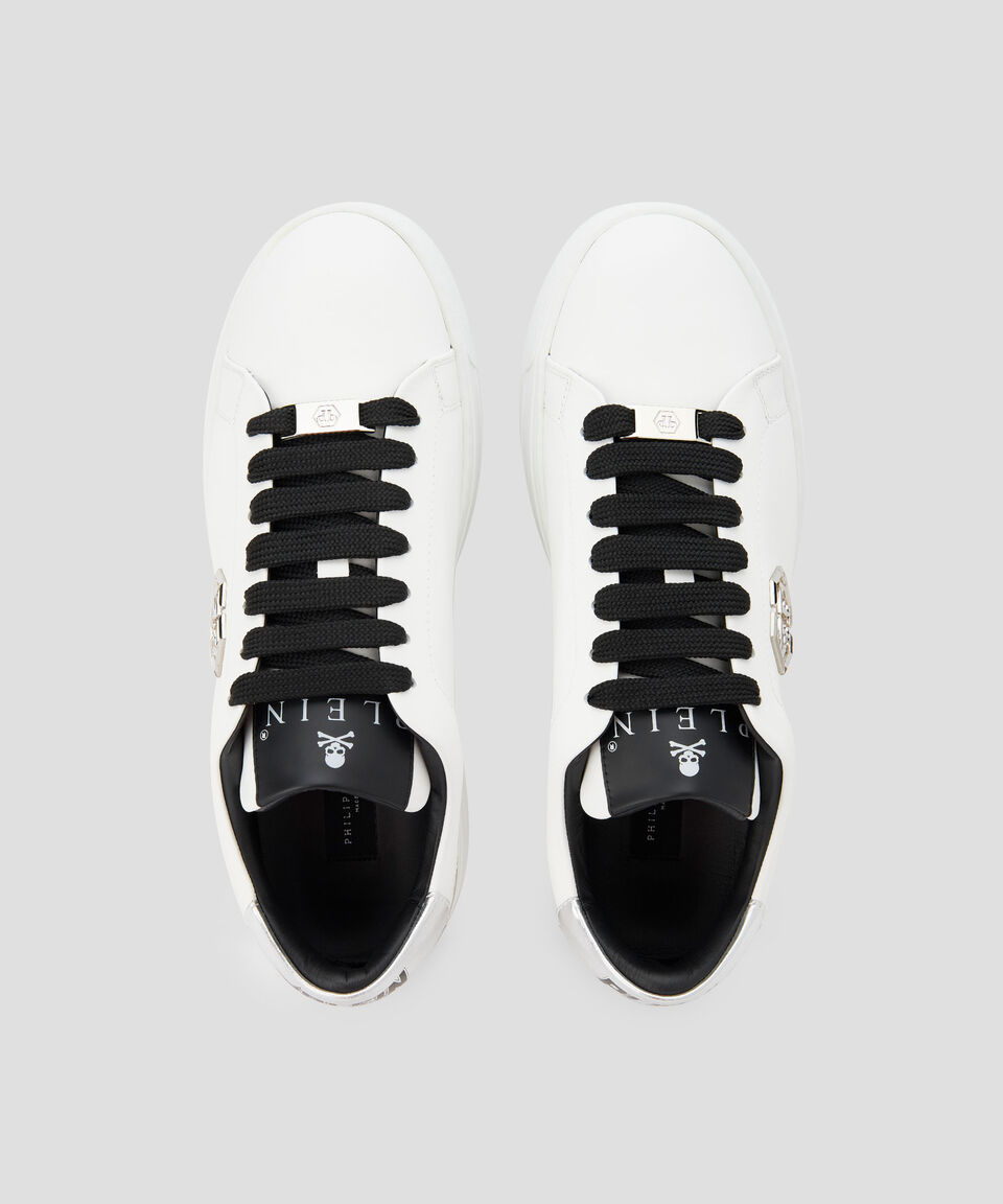 Philipp Plein Tenis Casuales En Piel Lo-Top Hexagon Hombre