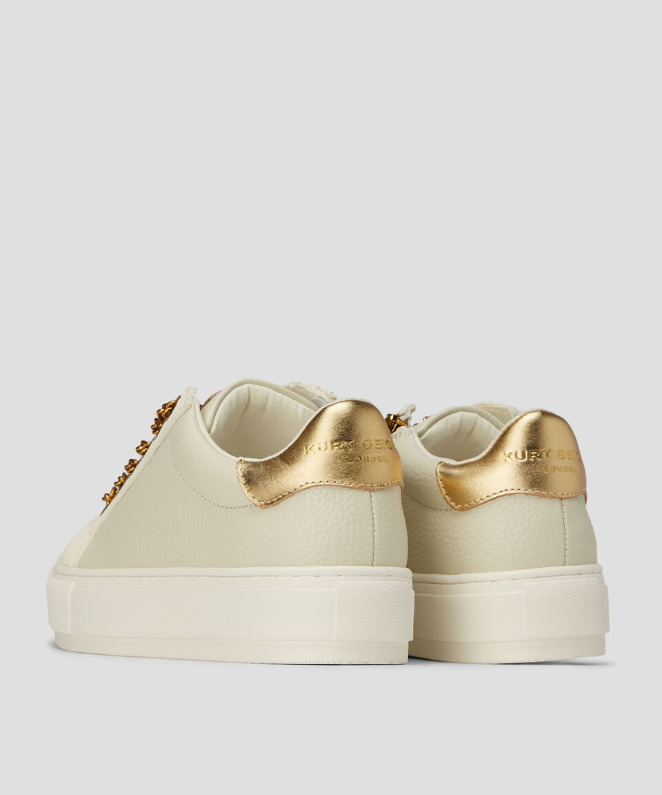 Kurt Geiger Tenis Casuales Laney Charm En Piel Mujer